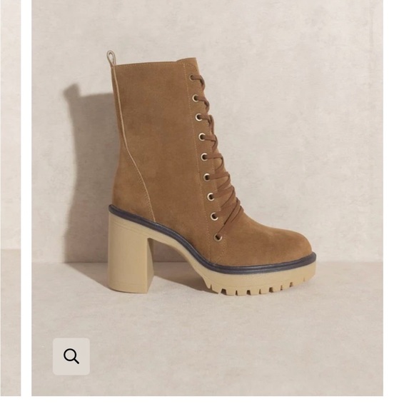 Platform military combat boots - Picture 3 of 6